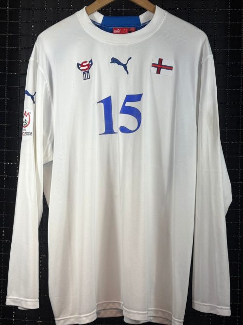 Camisa Ilhas Faroe Puma 2008 Eurocopa mangas longas