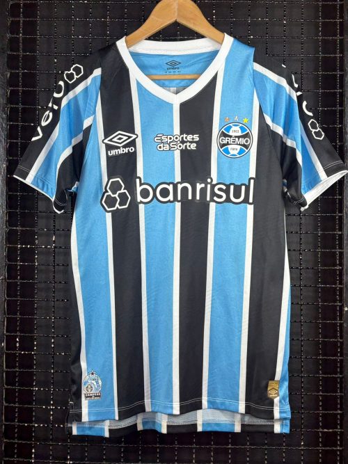 Camisa Grêmio Umbro 2024 Pavon tricolor