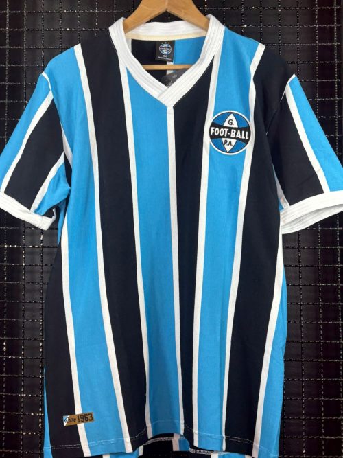 Camisa Grêmio 1963 retrô licenciada tricolor
