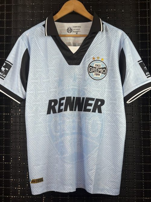 Camisa Grêmio 1996 retrô licenciada celeste