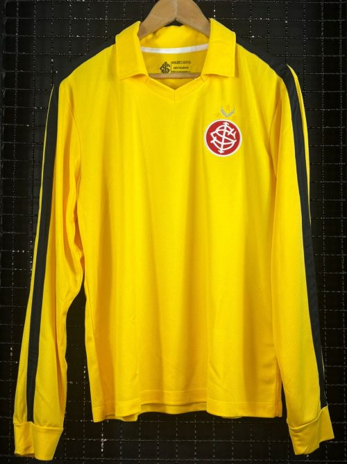 Camisa Internacional Retrô 1980 Benitez Goleiro mangas longas licenciada