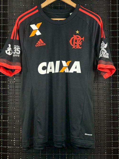 Camisa Flamengo Adidas 2016 Emerson terceiro uniforme preta