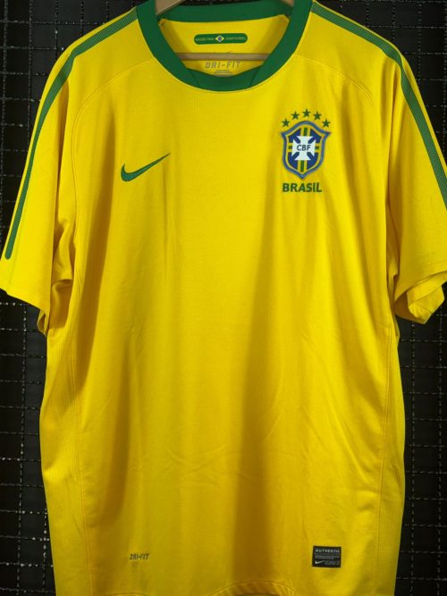 Camisa Brasil Nike 2010 amarela