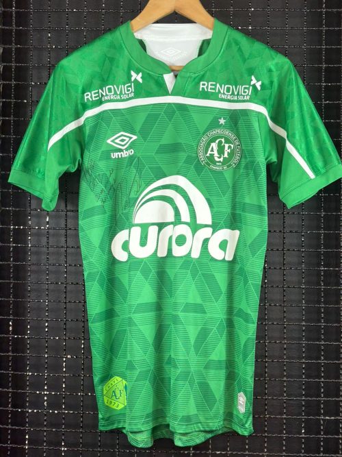 Chapecoense Umbro 2020 Alan Ruschel autografada