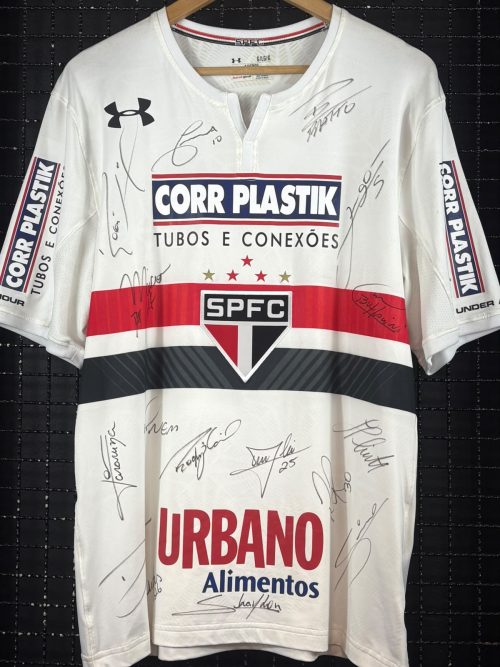 Camisa São Paulo Under Armour 2017 Lucas Pratto autografada