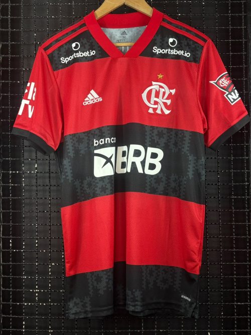Camisa Flamengo Adidas 2021 Pedro rubro-negra
