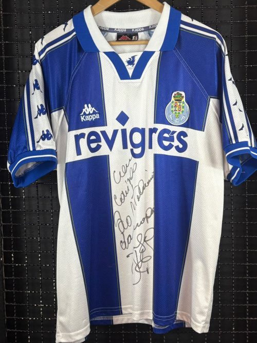 Camisa Porto Kappa 1997 Jardel autografada
