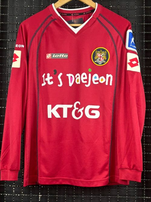 Camisa Daejeon Citizen – COR Lotto K-League mangas longas