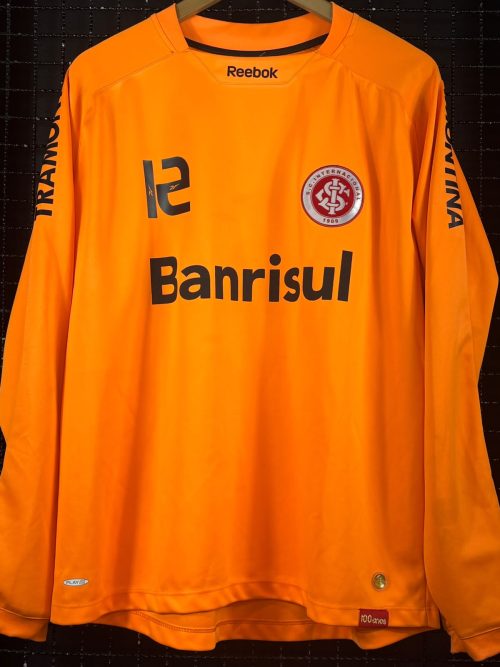 Camisa Internacional Reebok 2009 Clemer goleiro mangas longas centenário