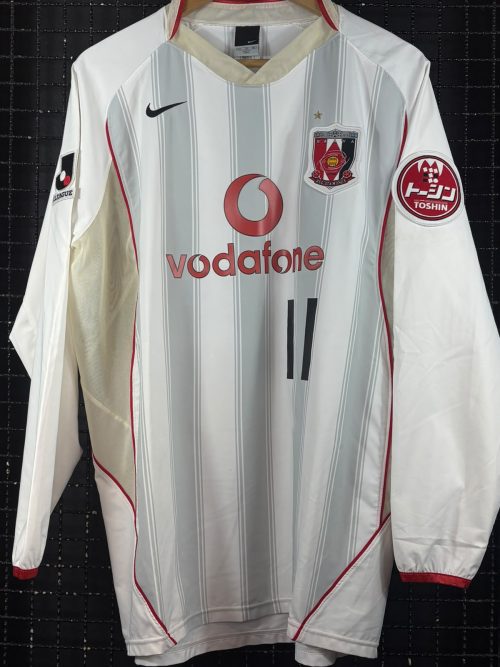 Camisa Urawa Red Diamonds Nike 2004 J-League mangas longas