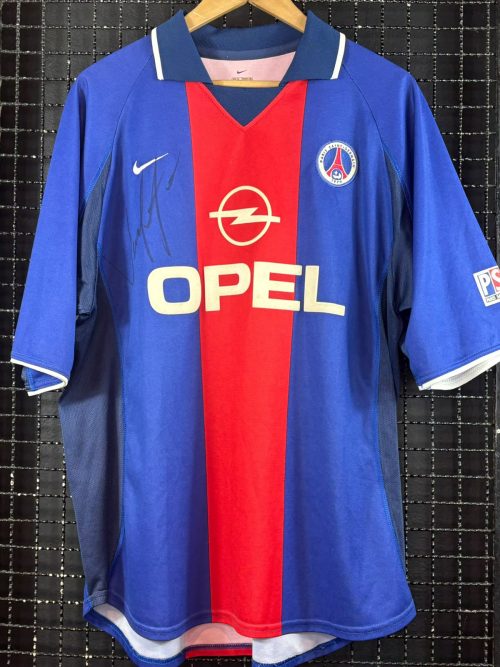 Camisa Paris Saint-Germain Nike 2000 Vampeta autografada