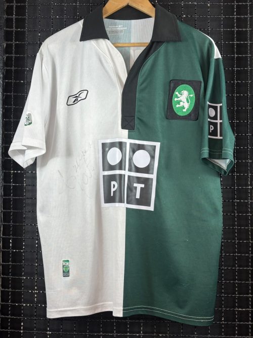 Camisa Sporting Reebok 2005 Anderson Polga autografada