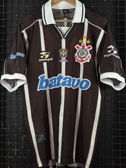 Camisa Corinthians Topper 1999 Luisão autografada