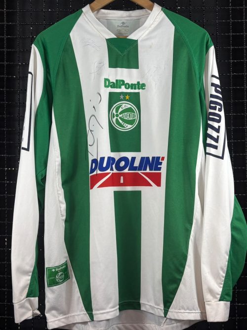 Camisa Juventude Dalponte 2004 mangas longas autografada