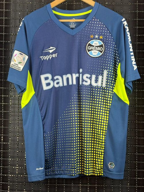 Camisa Grêmio Topper 2013 Libertadores da América Marcelo Grohe autografada goleiro