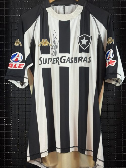 Camisa Botafogo Kappa 2005 Christian autografada