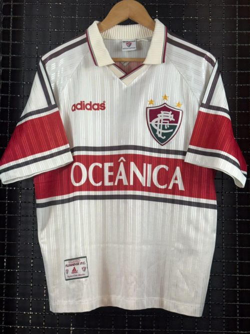 Camisa Fluminense Adidas 1997 Oceânica MTV branca