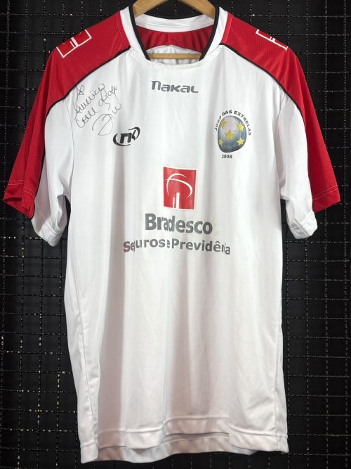 Camisa Jogo das Estrelas Nakal 2008 Zico autografada