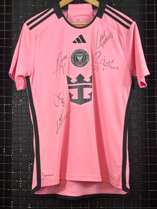 Camisa Inter Miami Adidas 2023 Lionel Messi autografada