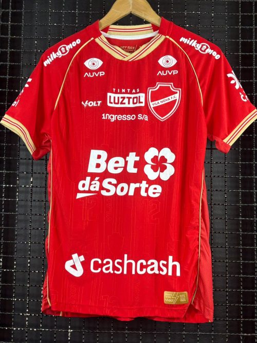 Camisa Vila Nova Volt 2026 vermelha