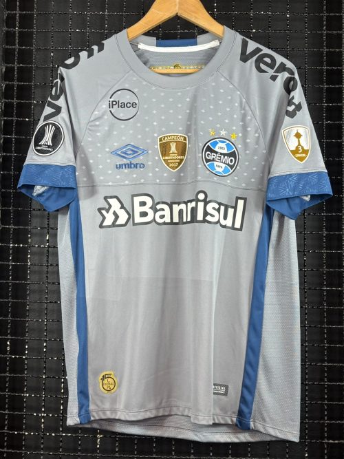 Camisa Grêmio Umbro 2018 Marcelo Grohe Libertadores da América goleiro autografada