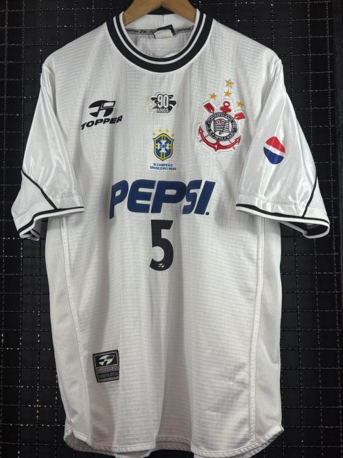 Camisa Corinthians Topper 2000 Copa João Havelange 90 anos branca