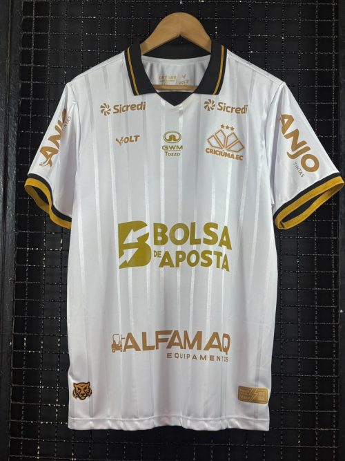 Camisa Criciúma Volt 2026 Diego Gonçalves branca