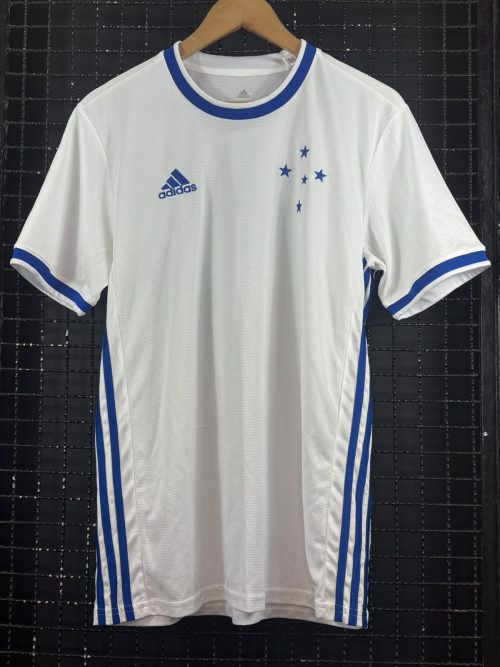 Camisa Cruzeiro Adidas 2020 Léo branca