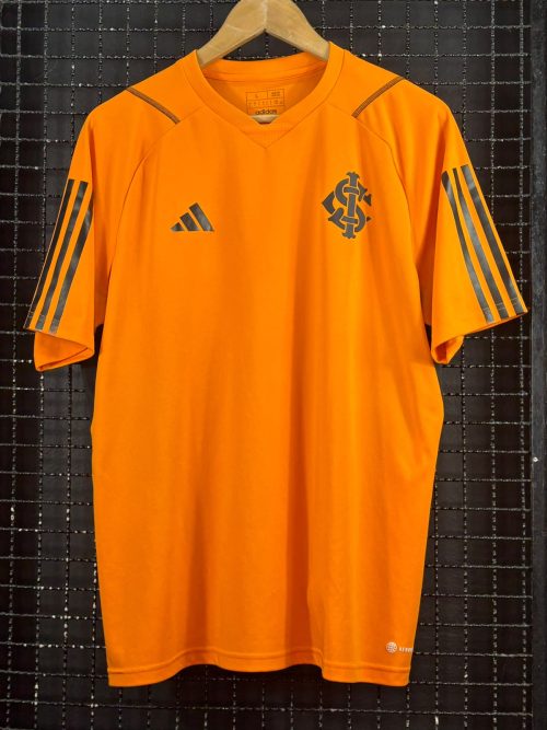 Camisa Internacional Adidas 2023 treino laranja