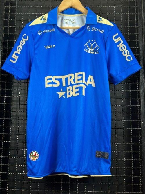 Camisa Críciuma Volt 2025 goleiro azul