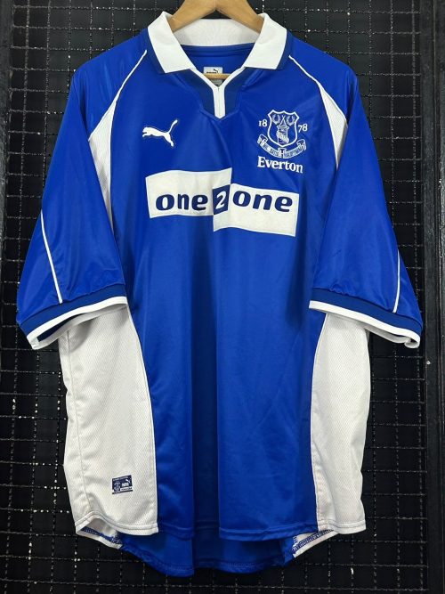 Camisa Everton Puma 2000 azul